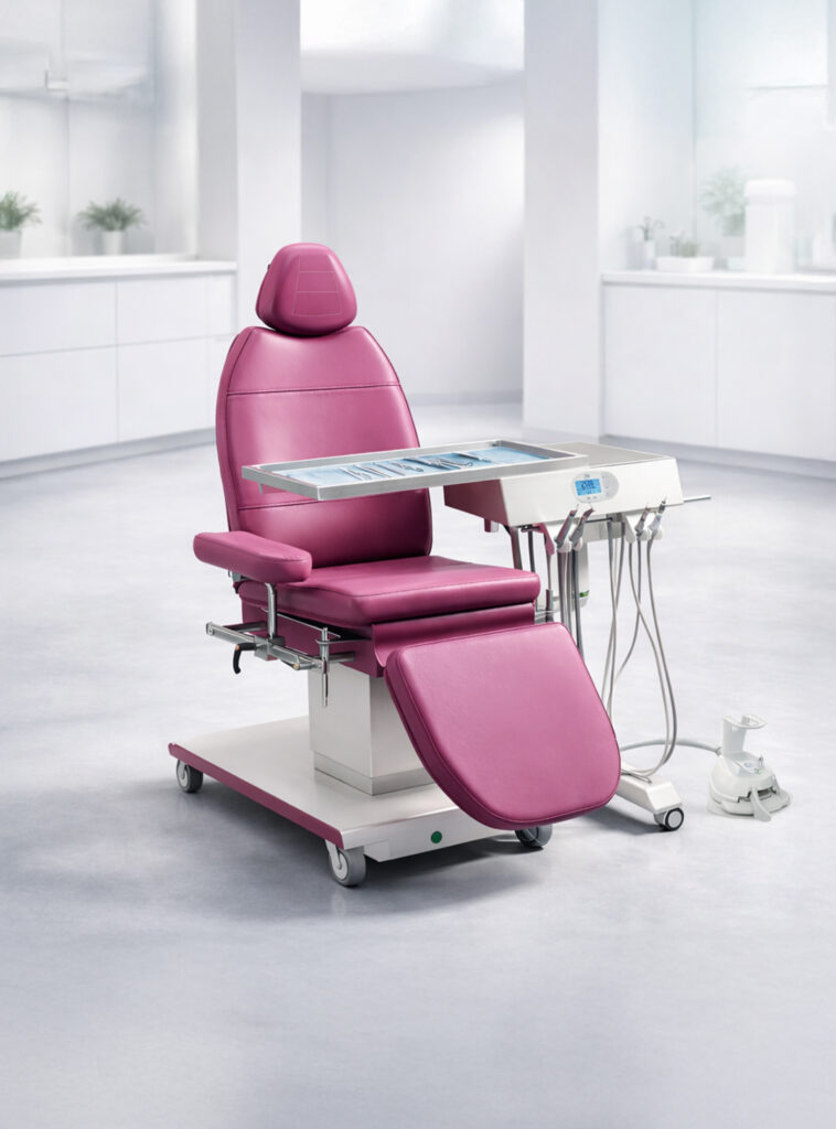 MAYCART – Italian Stainless Steel Dental Surgical Cart with Integrated Mayo Table