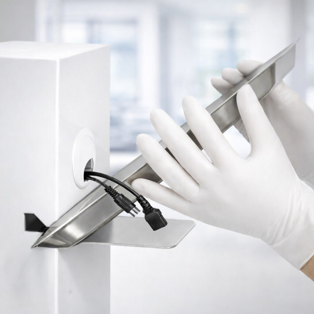 Easy Tray – Modular Medical and Dental Cart with Integrated Power - 2