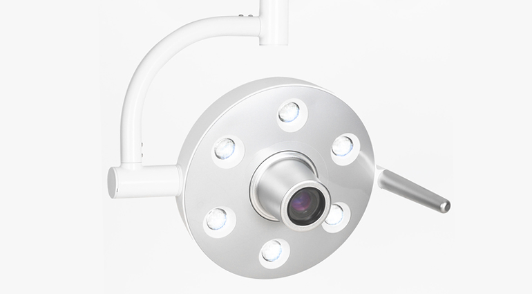 EsaCam LED dental surgical light with integrated HD camera – premium system in the same class as Faro and G.Comm