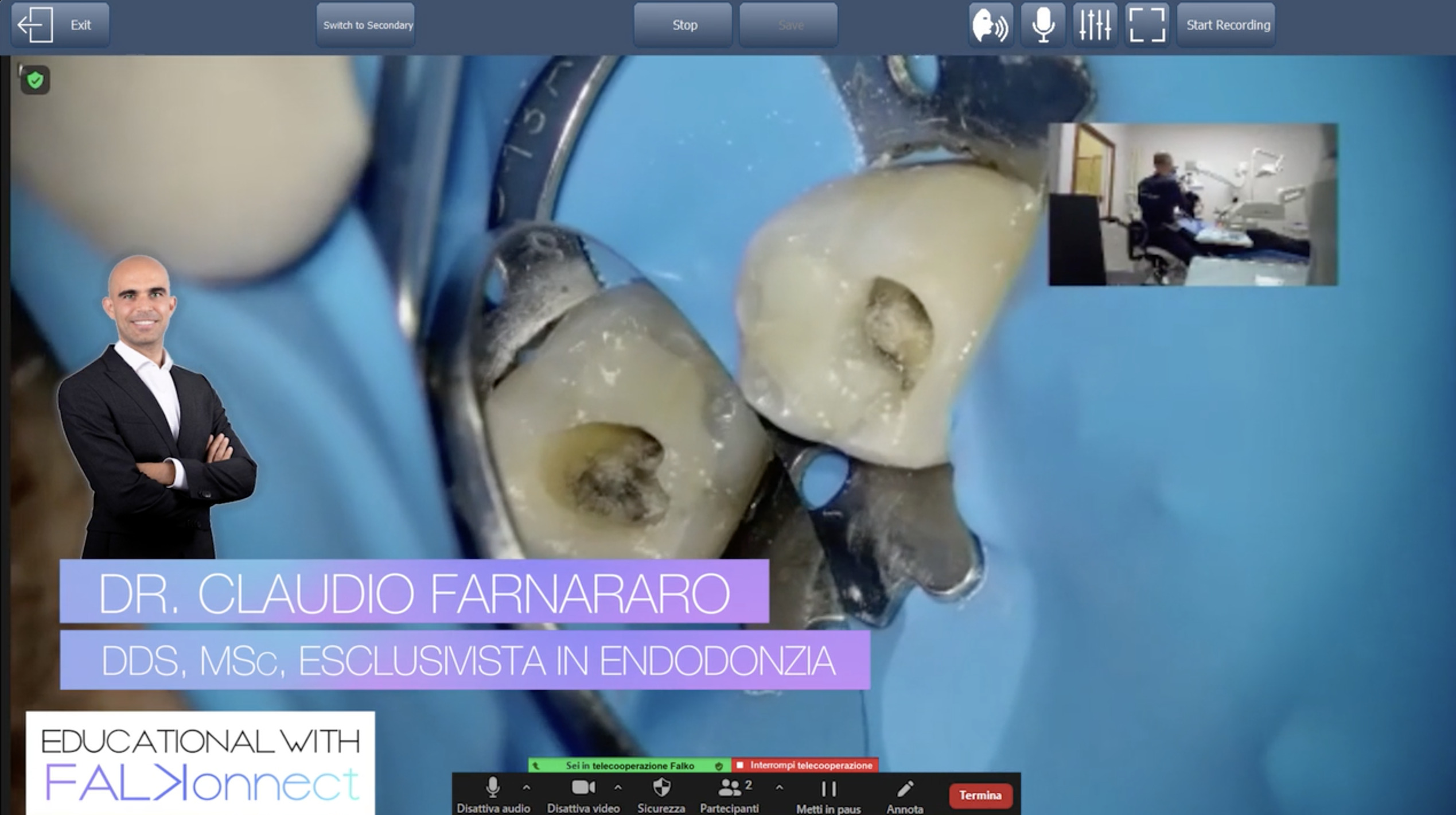 Dr. Claudio Farnararo - Educational with FALKONNECT
