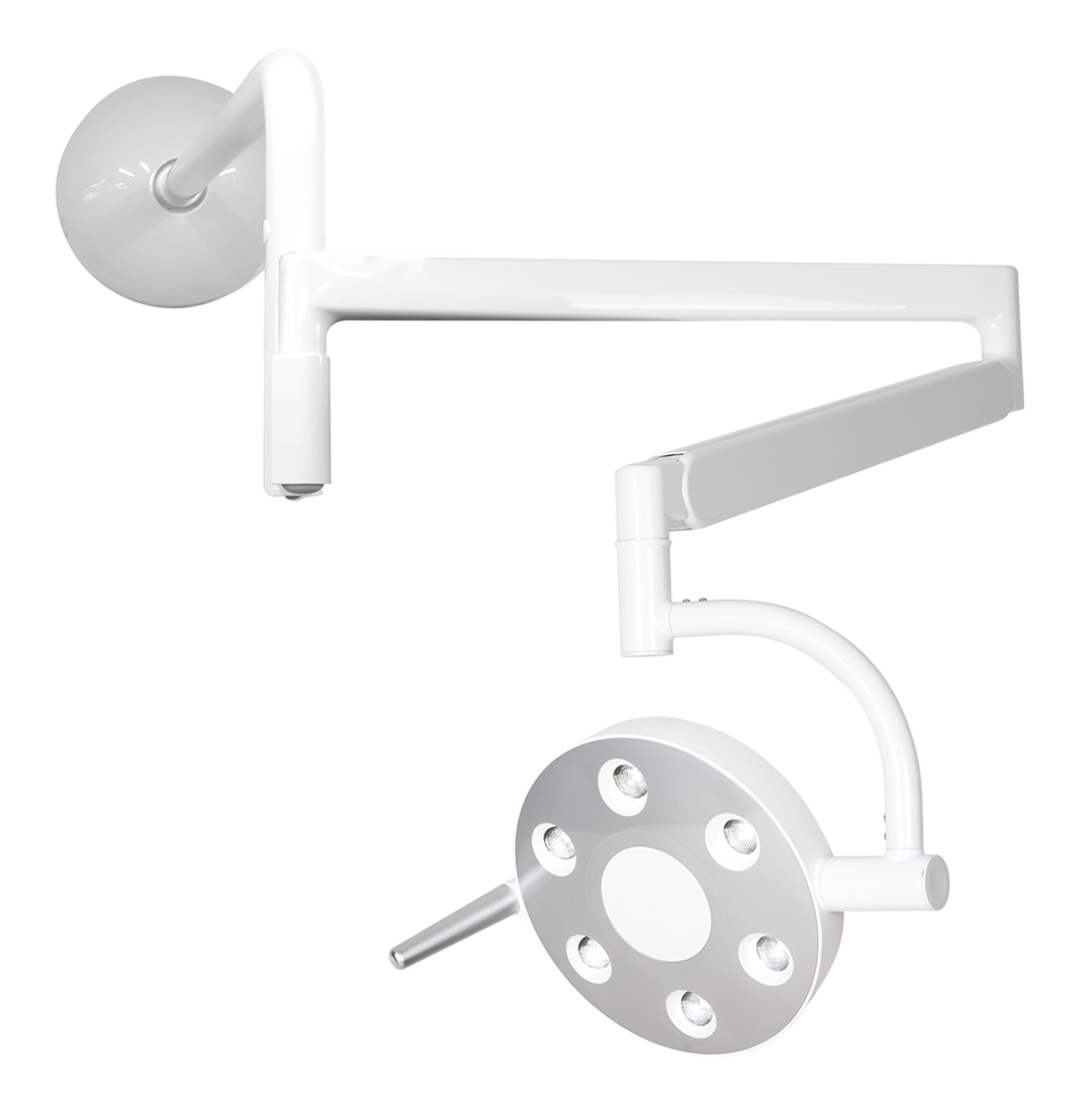 Lampada dentale Esalight 2, utilizzo odontoiatrico, medicale, chirurgico, installazione a muro