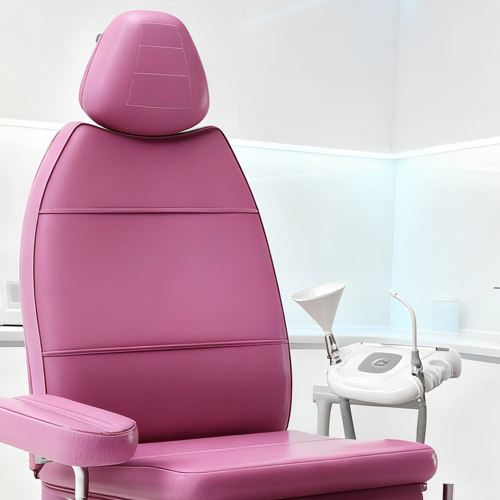 Tavoletta Aspismart per aspirazione chirurgica installata su poltrona multifunzione MORPHEUS.