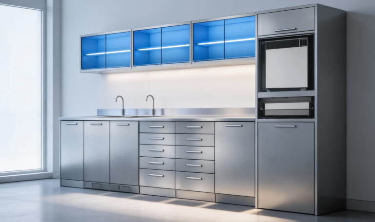 Sterinox stainless steel sterilization room for dental, surgical and veterinary environments